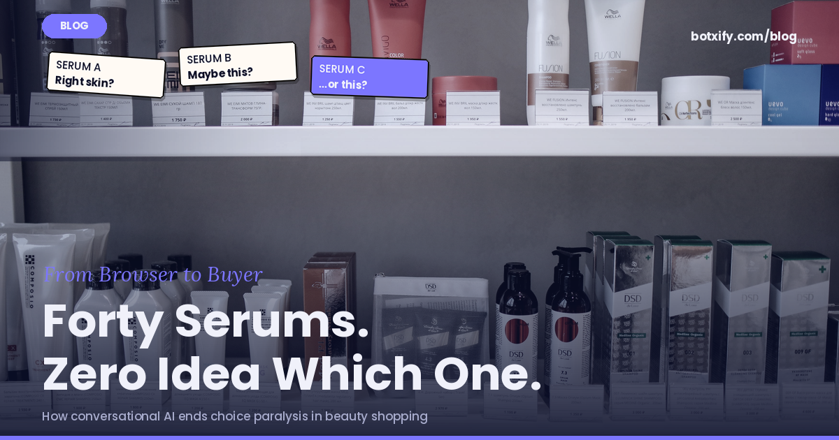From Browser to Buyer: How Conversational AI Reduces Choice Paralysis in Beauty Shopping
